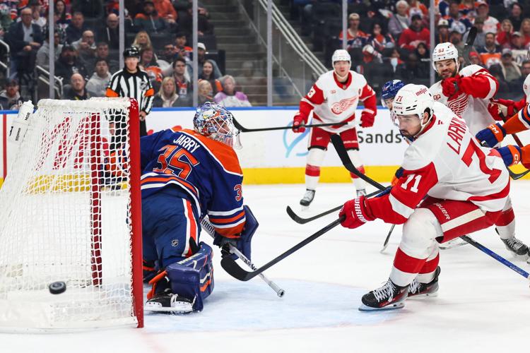 Red Wings Oilers Hockey