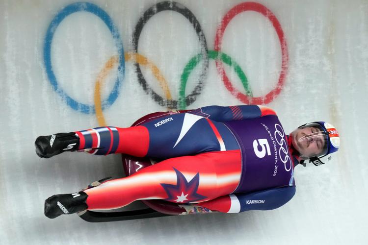 APTOPIX Milan Cortina Olympics Luge