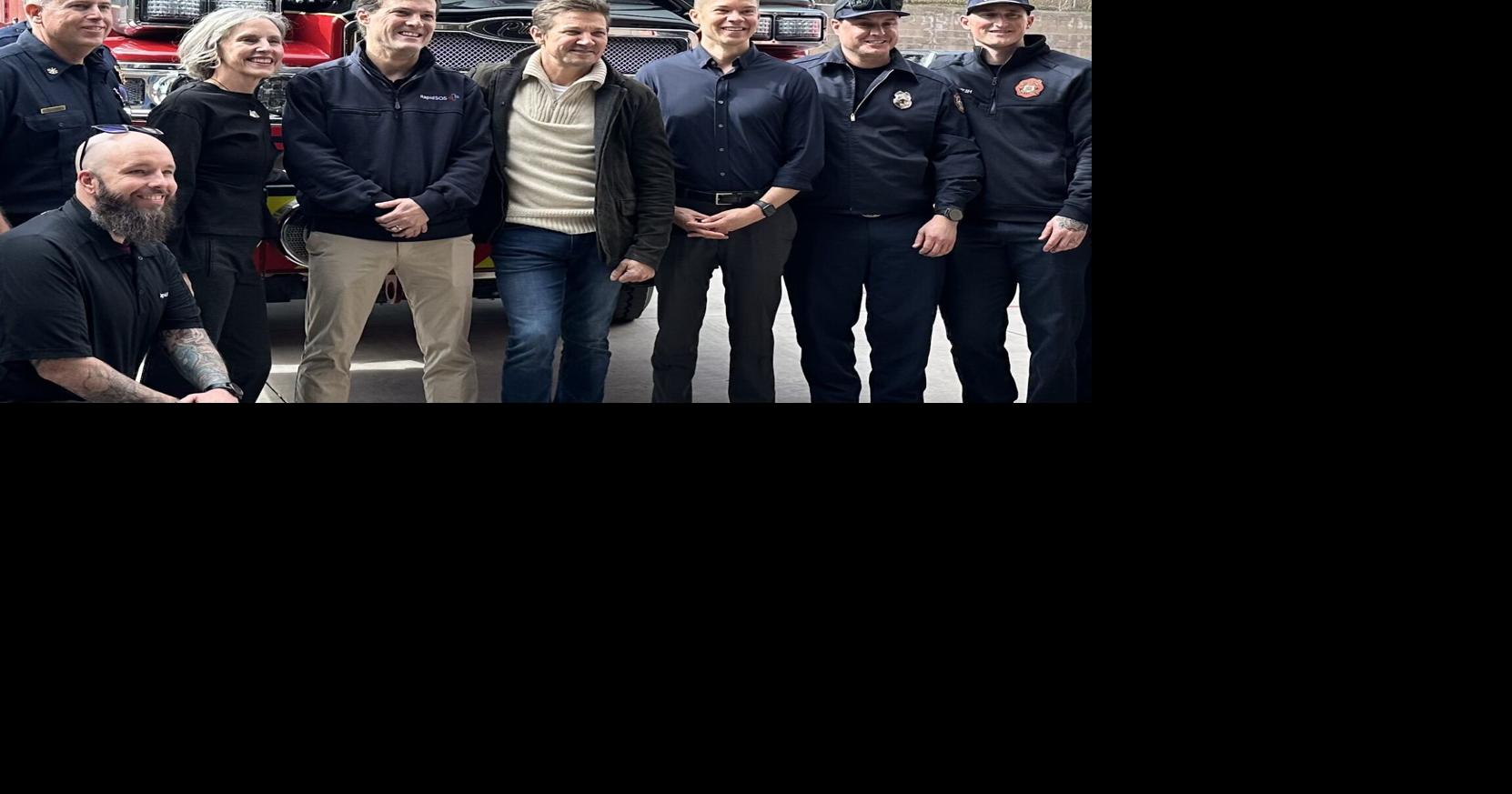Actor Jeremy Renner visits local fire station | Local News | 2news.com