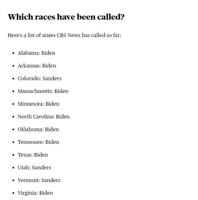 Biden Claims Nine Super Tuesday Victories, Including Texas