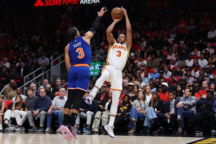 Knicks Hawks Basketball