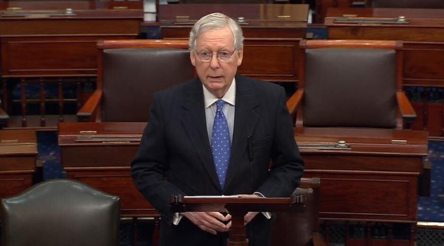 Sen. McConnell Blasts Impeachment, Says Senate Ensures Stability