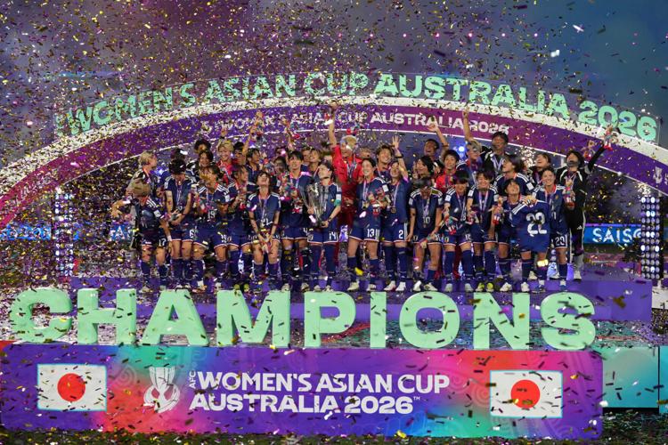 APTOPIX Women's Asian Cup Soccer Japan Australia