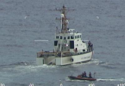 Coast Guard Searches for 38 People