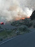 Six Mile Canyon Road Fire 100% Contained, Road Reopened