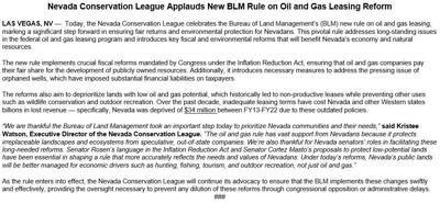 Nevada Conservation League