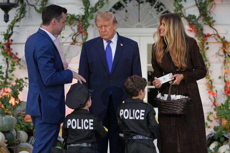 APTOPIX Trump Halloween