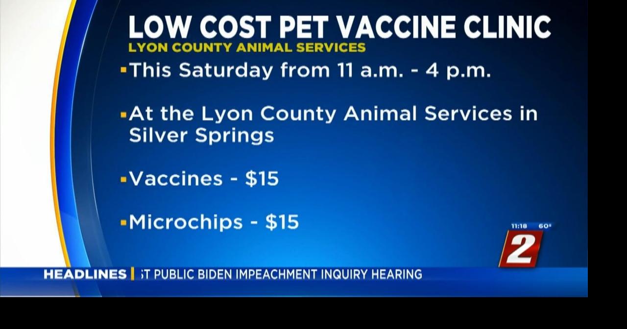 Lyon County Low Cost Pet Vaccine Clinic News