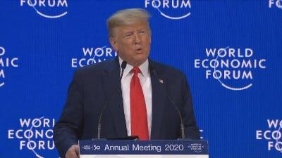 Mixed Reactions to President Trump's Speech in Davos