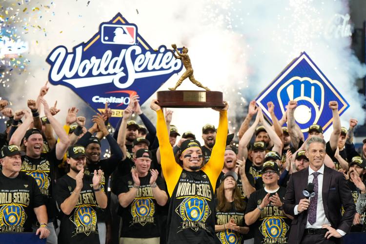 APTOPIX World Series Brewers Rays Baseball
