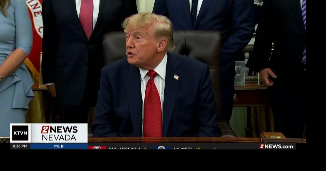 President Trump vowed to follow through on his promise to bar certain news agencies from the White House