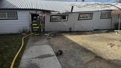 Church damaged in explosion