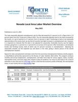 DETR Job Report May 2022