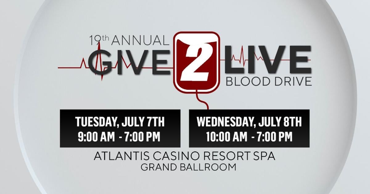 Help save lives at 2 News Nevada’s 19th Annual ‘Give 2 Live’ Blood Drive
