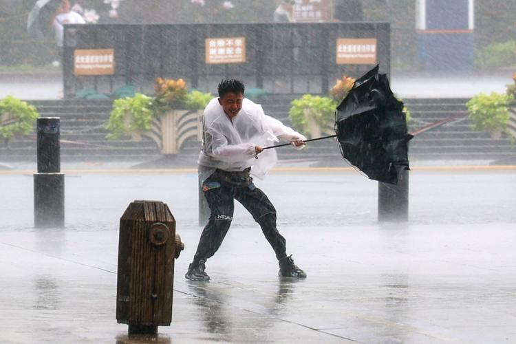 China Asia Storms