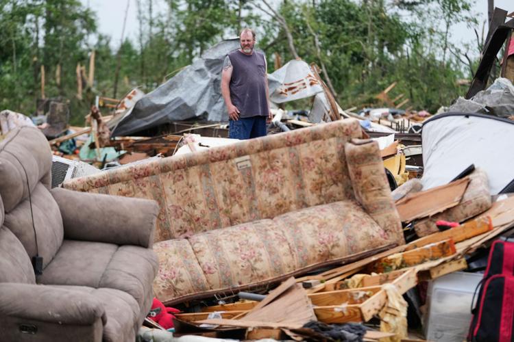 Photos of Mississippi communities reeling after tornadoes