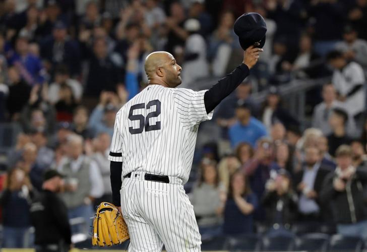 Yankees Sabathia Number Retired Baseball