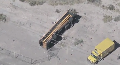 Police: Car Driver Ran Red Light in Las Vegas School Bus Crash