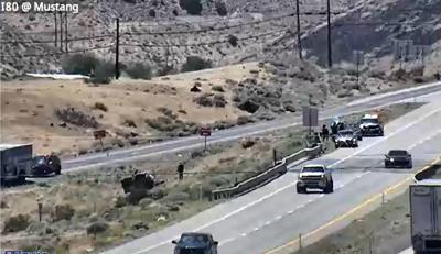 I80 Mustang Crash
