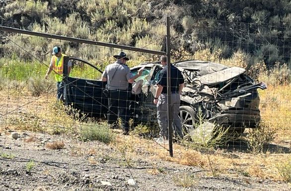 rollover on I-80