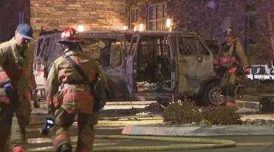 Van fire