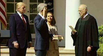 Supreme Court Justice Neil Gorsuch Sworn-In at White House After Private Ceremony