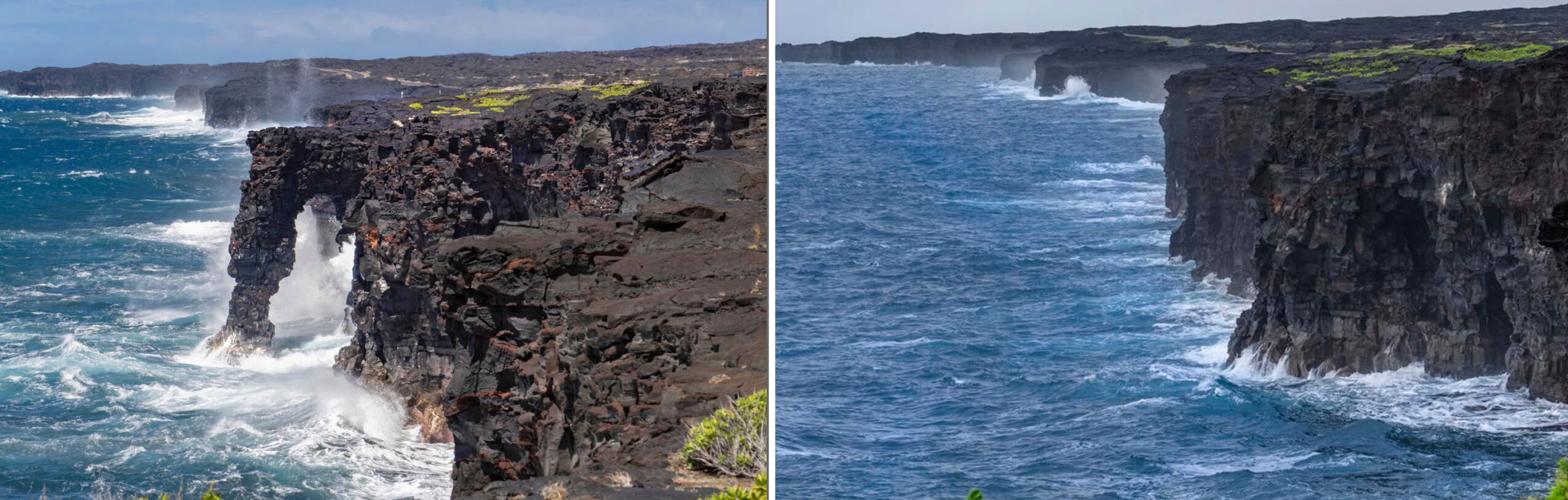 Hawaii Cliff Collapse
