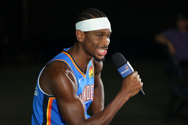 Thunder Media Day Basketball
