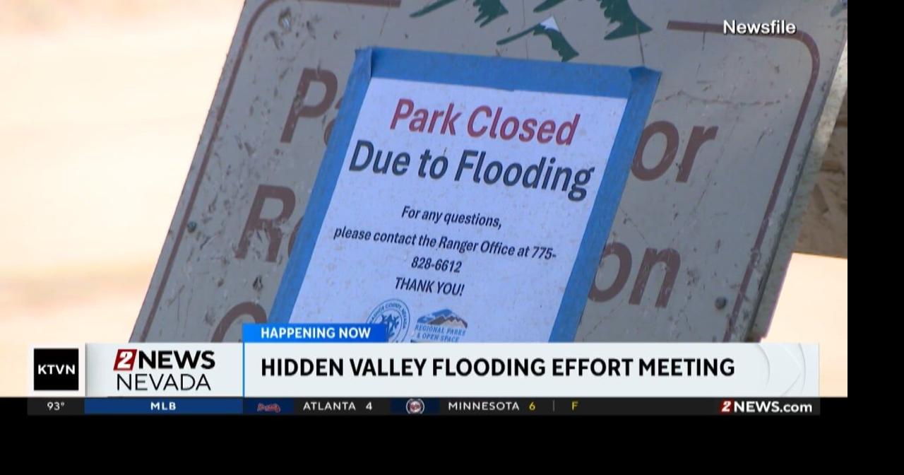 Hidden Valley flash flood response community meeting