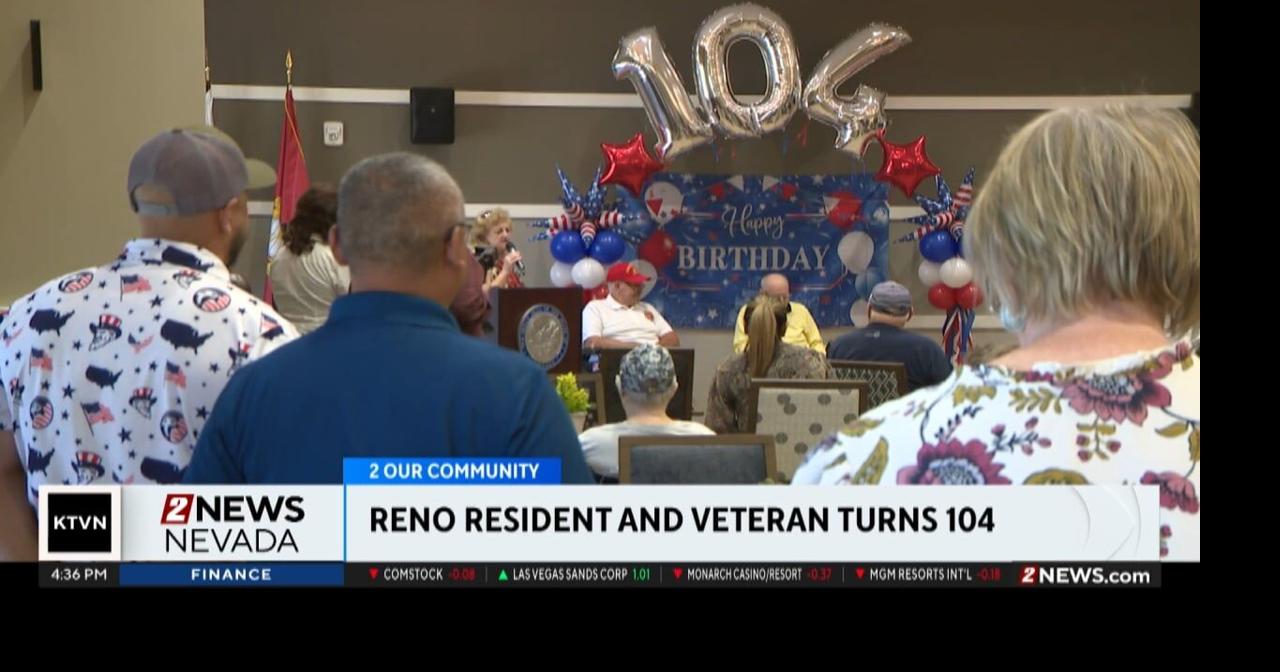 Reno resident and veteran turns 104 | Local News | 2news.com