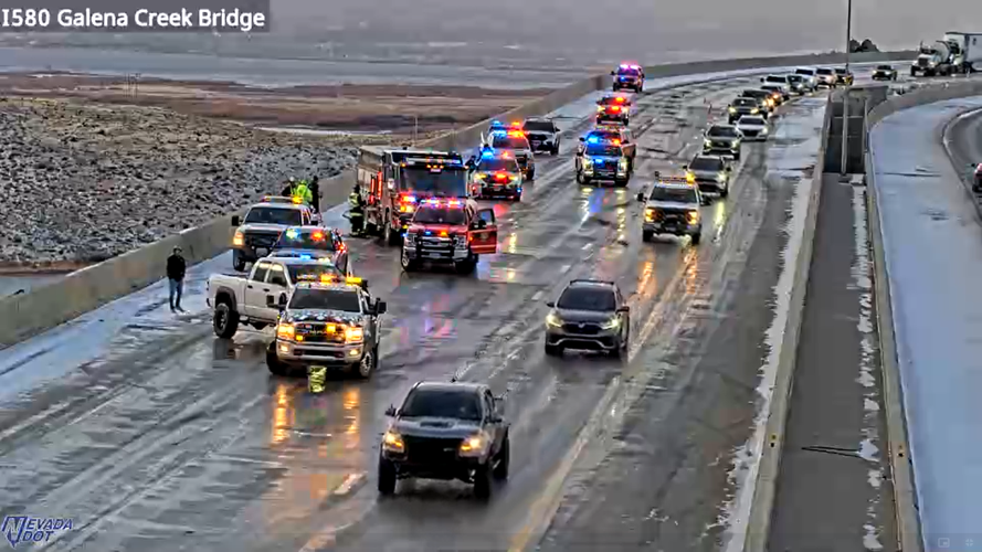 I-580 north near Galena Bridge