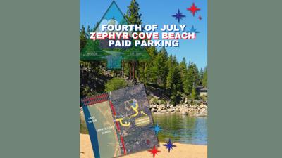 Zephyr Cove Beach Parking Fees for 4th of July Weekend