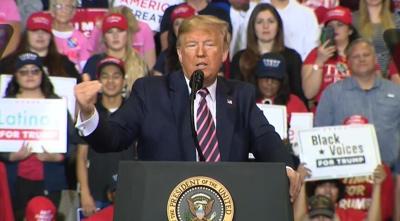 President Trump Holds Campaign Rally in Las Vegas
