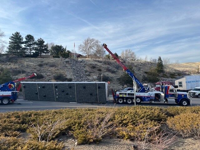 Modular home crash on McCarran 1