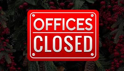 Office closures, Christmas time