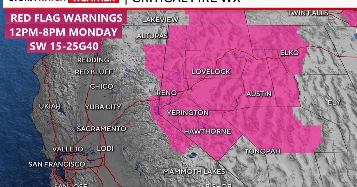 Area Red Flag Warning goes into effect Monday; Air Quality back to ...