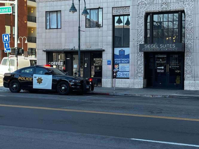 Police activity in Downtown Reno 011625