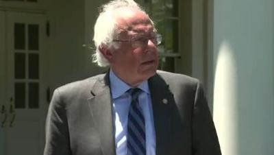 Bernie Sanders Meets With President Obama at White House