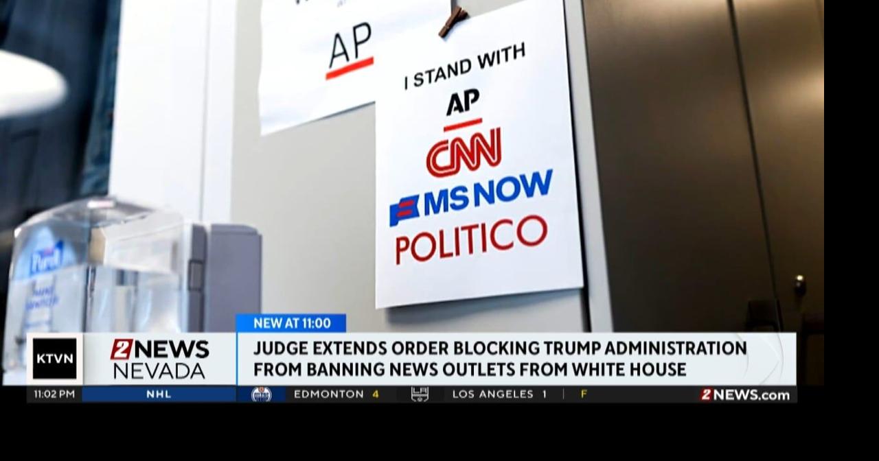Judge extends block on president's reporter ban