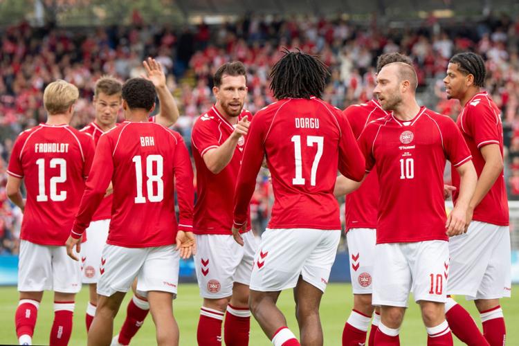 Denmark Ukraine Soccer
