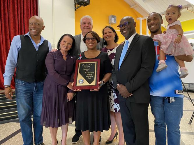 Governor Sisolak, Dr. Enfield Surprise Connie Hall as 2023 Nevada Teacher of the Year