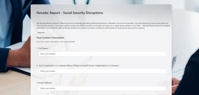 Social Security disruptions