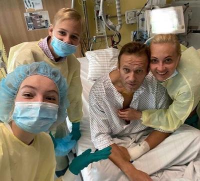 Russian Opposition Leader Navalny Able to Briefly Leave Hospital Bed