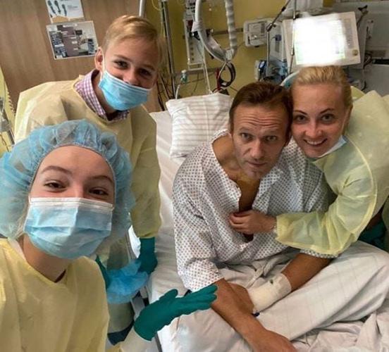 Russian Opposition Leader Navalny Able to Briefly Leave Hospital Bed