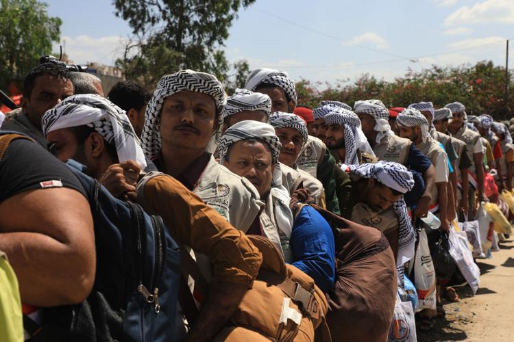 Photos show Houthi rallies, fighters and daily life inside Yemen.