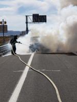 TMFPD Puts Out Car Fire in Washoe Valley