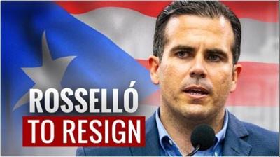 Puerto Rico Governor Announces He Will Resign