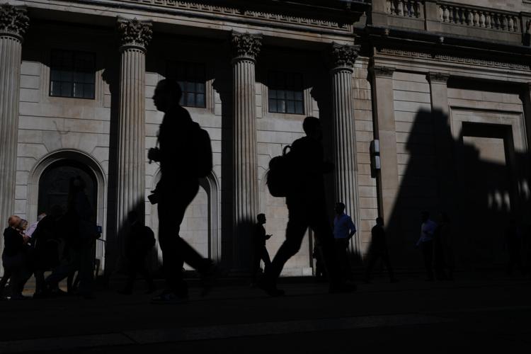 APTOPIX Britain Economy