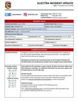 Electra Fire, July 13 7am