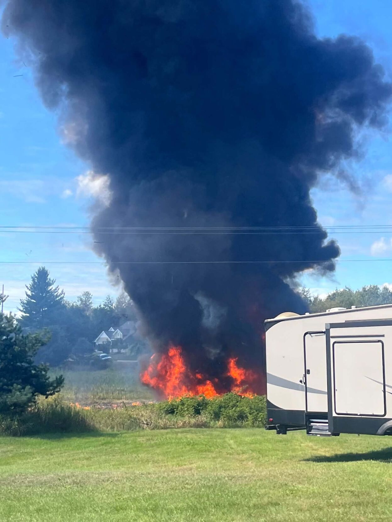 Military Plane Crash Michigan